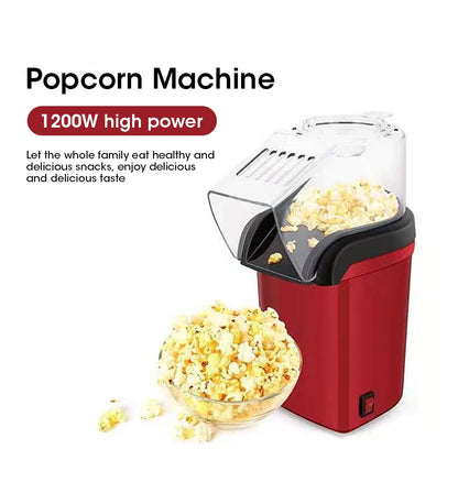 Electric Popcorn Maker Mini Portable 22V Fully Automatic Popcorn Making Home Kitchen Corn Processing and Cooking Machine